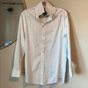 Stafford Tailor Fitted White Dress Shirt